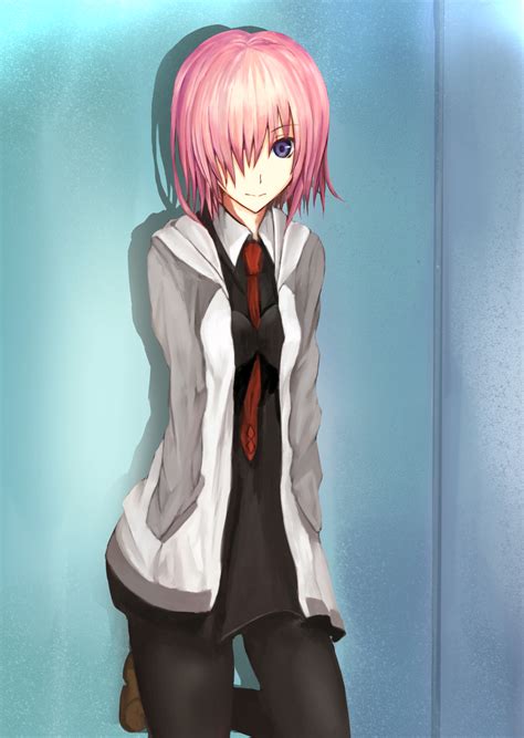 Wallpaper Illustration Anime Girls Short Hair Pink Hair Fate