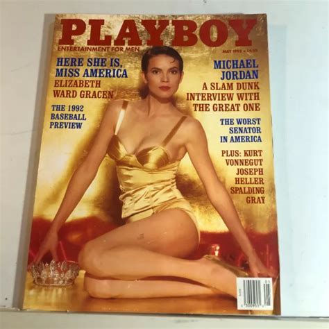 Playboy Magazine May Miss America Elizabeth Gracen Michael Jordan Picclick