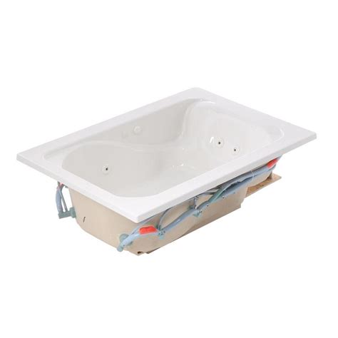 When i take the tub out of the box, it sits very lop sided. American Standard Cadet 5 ft. x 42 in. Reversible Drain ...