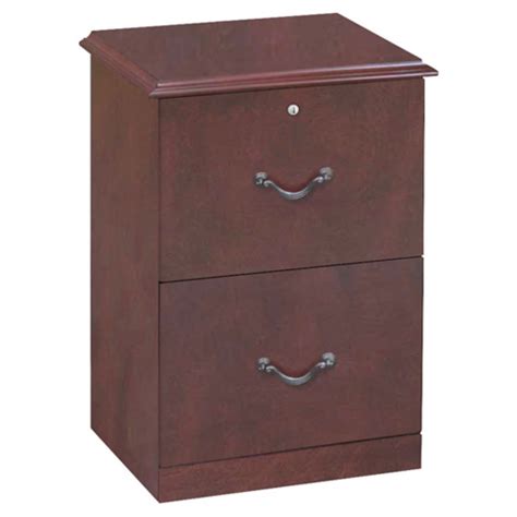 These filing cabinet lockable are trendy and reinforced. 2 Drawer Vertical Wood Lockable Filing Cabinet, Cherry ...