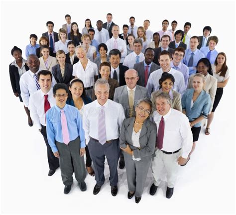 Large Group Of Diverse Business People Stock Image Image Of Corporate