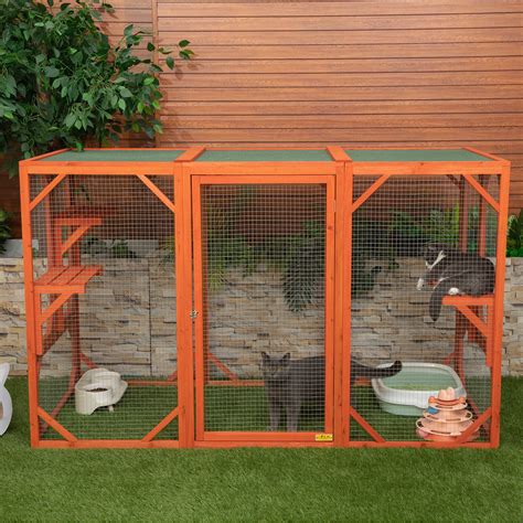 Tucker Murphy Pet™ Chamika Outdoor Playpen Cat Cage Catio Wayfair
