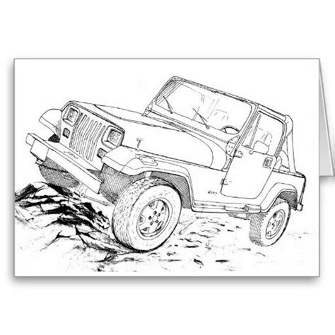 • premium design • print ready file • high resolution • dimensions: Jeep Wrangler Greeting Cards from Zazzle.com | Jeep yj ...