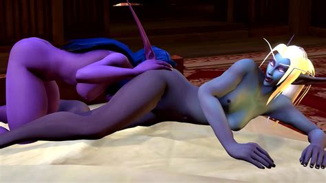 HOT Clip Sex Night Elf Rims Nightborne On Bed WOW SFM Animation TUOI