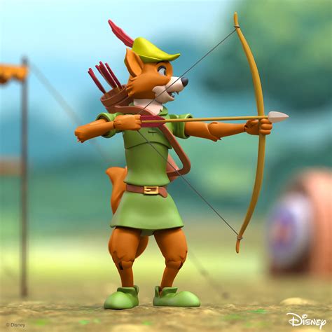 Disney Super7 Ultimates Robin Hood With Stork Costume Action Figure