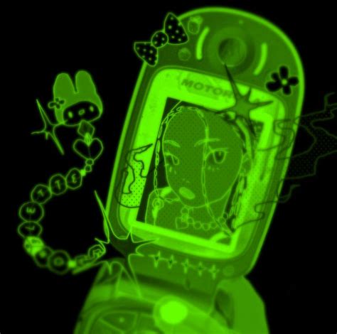 Green Cybercore Icon Green Y2k Background Green Y2k Y2k Cyber Aesthetic