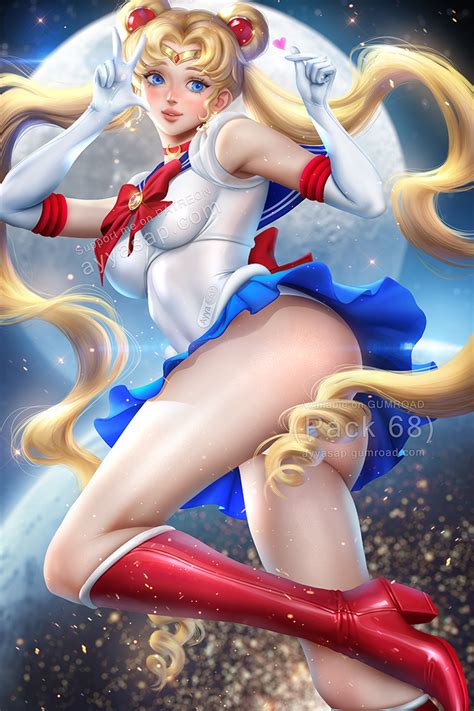 Ayya Sap Sailor Moon Tsukino Usagi Bishoujo Senshi Sailor Moon Girl Ass Back Bow Blonde