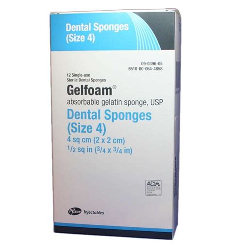 Gelfoam 4 12pk Our Products Dental Supplies Dental Medical