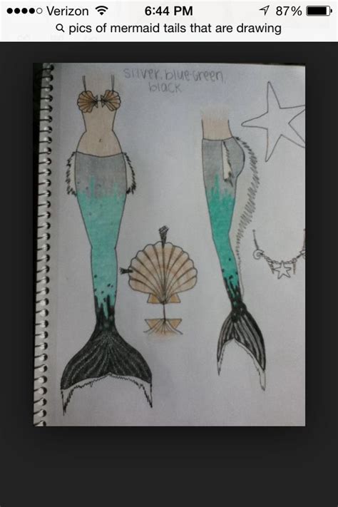 Mermaid Tails Mermaid Tails Mermaid Humanoid Sketch