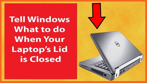 Change The Default Action Of Windows When Laptop Lid Is Closed Youtube