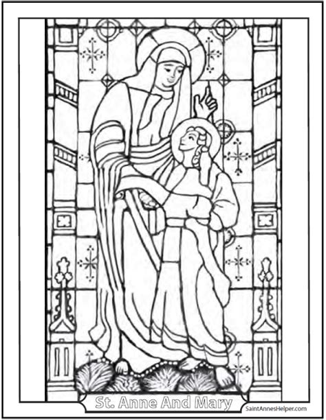 Catholic Saint Coloring Pages