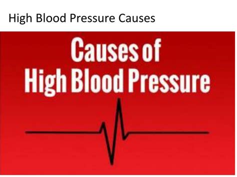 Ppt Causes Of High Blood Pressure Powerpoint Presentation Id7395632