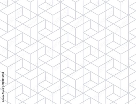 The Geometric Pattern With Lines Seamless Vector Background White And