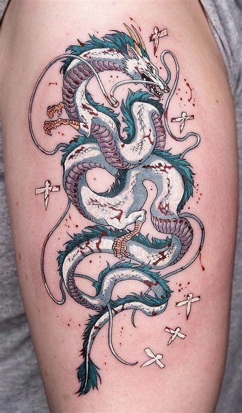 Top Spirited Away Haku Dragon Tattoo Ideas New Small Dragon