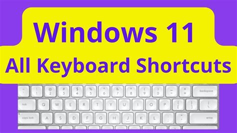 Windows 11 Keyboard Shortcuts Tips And Tricks Guide Youtube