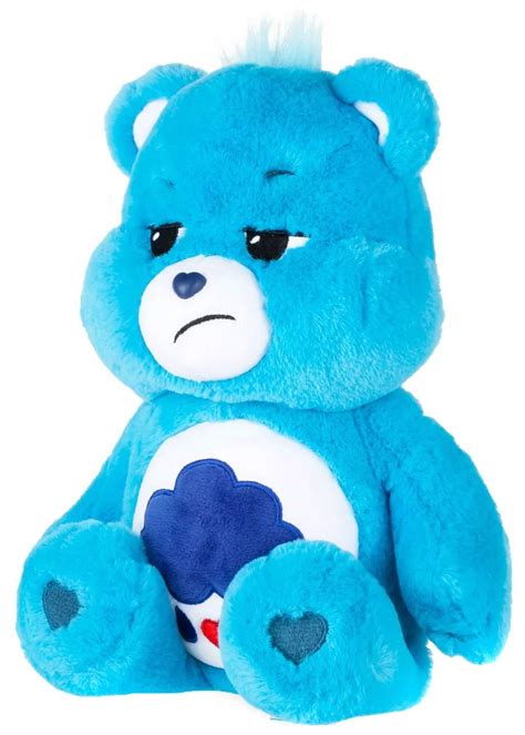 Care Bears Grumpy Bear 14 Plush With Collectible Coin Basic Fun Toywiz