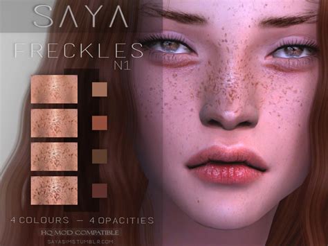 Gina Freckles By Mallorysimmer At Tsr Sims 4 Updates