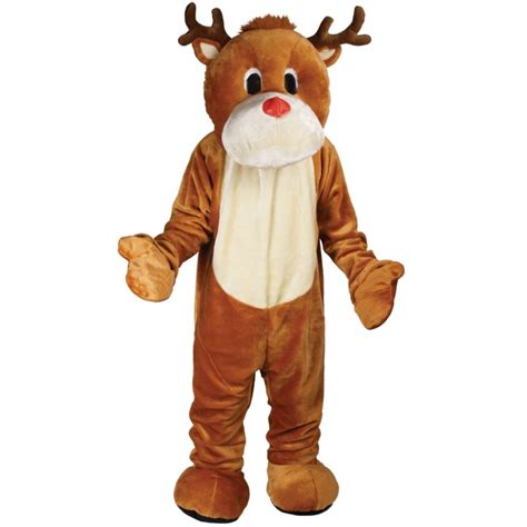 Giant Deluxe Rudolph Reindeer Mascot Costume Christmas On Onbuy