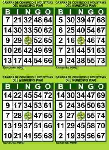 Cartones De Bingo Para Imprimir Pdf 2000 Cartones 500 H Contento