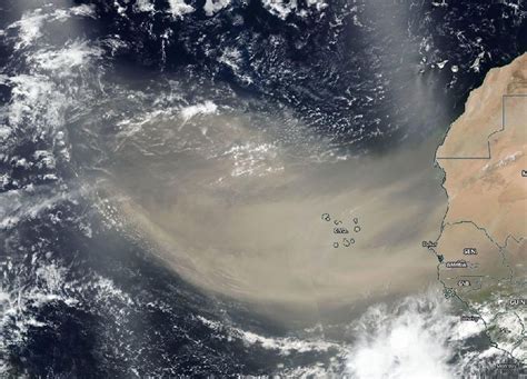 Nasa Observes Large Saharan Dust Plume Over Atlantic Ocean Spaceref