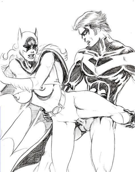 rule 34 barbara gordon batgirl canon couple dc dc comics dick grayson dickbabs female male