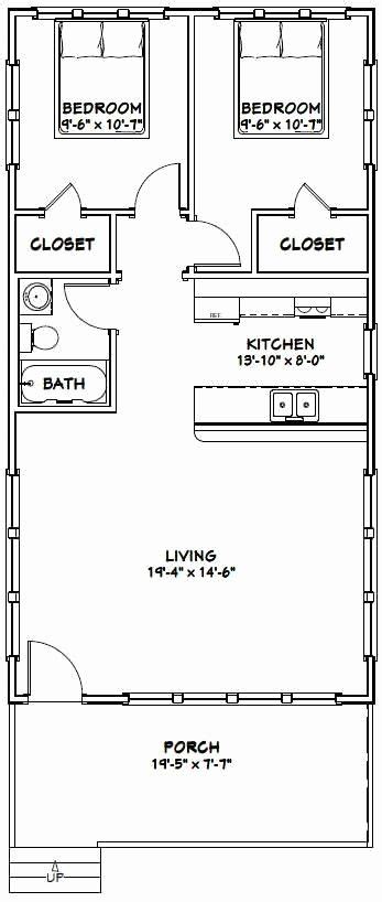 The dimensions of the shed; 12x24 Cabin Floor Plans 20x38 House 20x38h1 760 Sq Ft Excellent Floor Plans 12x24 Cabin Floor ...