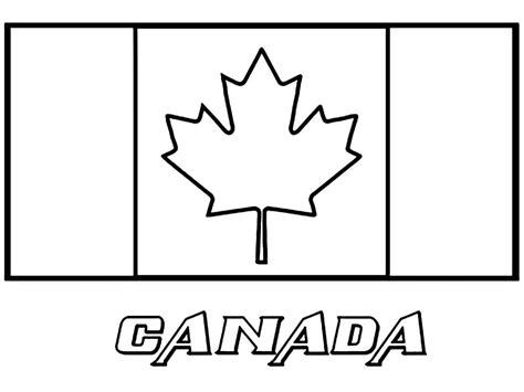 Dibujos De La Bandera De Canad Para Colorear Para Colorear Pintar E Imprimir Dibujos Online Com