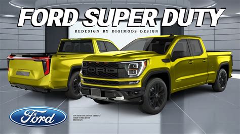 All New Ford Super Duty 2024 2025 Redesign Digimods Design Youtube