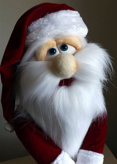 Handmade Professional Puppet Traditional Santa Claus Etsy