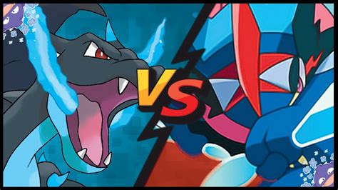 Mega Charizard X 🆚 Greninja Ash Batalla PokÉmon Koffing Sonriente