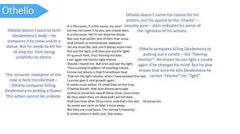 Othello Analysis Act Scene Part Youtube