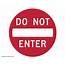 Printable No Entry Sign – Free Signs