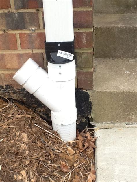 What kind of connectors do you need for gutters? Downspout Extensions | Home Waterproofing Company Northern VA
