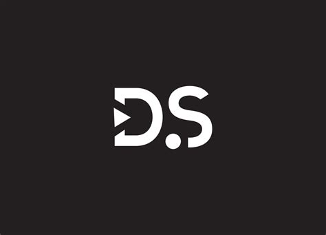 Ds D S Letter Design Logo Logotype Concept 5130882 Vector Art At Vecteezy