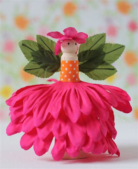 Diy Fairy Flower Clothespins Crafts Unleashed Fairy Crafts Diy