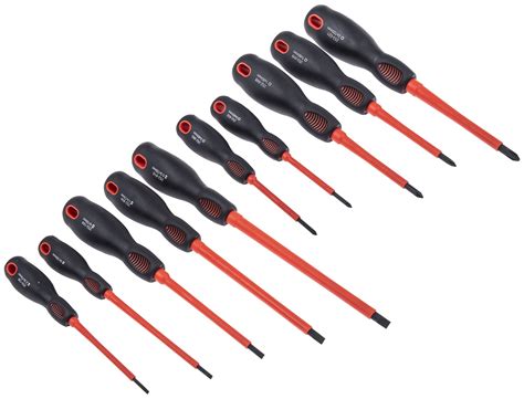 Rs Pro Vde Slotted Phillips Pozidriv Screwdriver Set Piece Rs