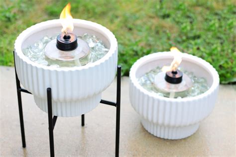 Diy Tiki Torch Planter Table Or Stand Video Gluesticks Blog