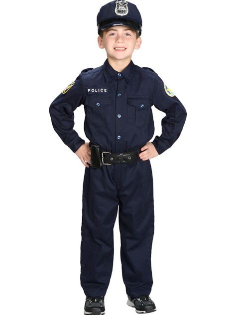Kids Junior Police Uniform Costume