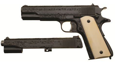 Engraved Wwi Colt Model 1911 Semi Automatic Pistol Rock Island Auction