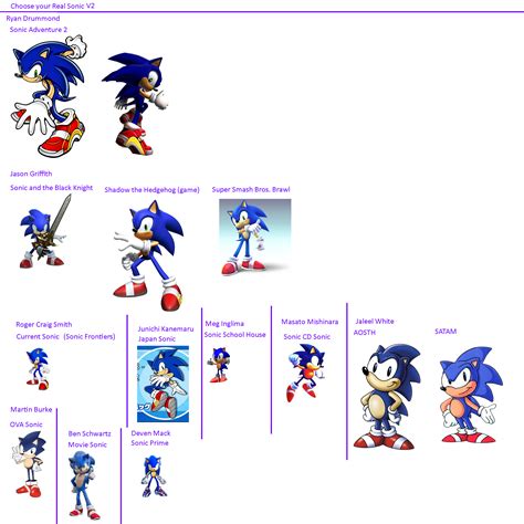 Choose Your Real Sonic V2 By Abbysek On Deviantart