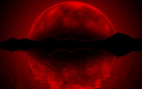 🔥 Download Red Moon Wallpaper Hd By Marthac72 Red Moon Wallpapers