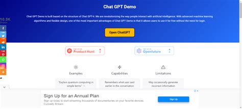 Chat GPT Demo Use ChatGPT Free Without Login