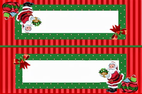 Kit De Navidad Para Imprimir Gratis Santa Y Muñeco De Nieve Navidad