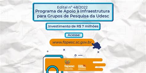 Edital Para Grupos De Pesquisa Da Udesc Disponibiliza R 7 Milhões Agência De Notícias Secom