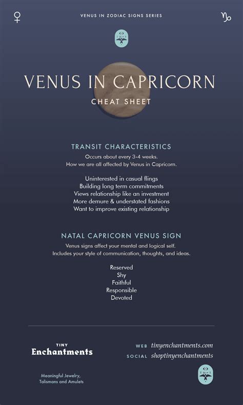 So venus in aquarius will draw you toward helping others and building your community. Venus in Capricorn - Capricorn Venus Sign and Venus in ...