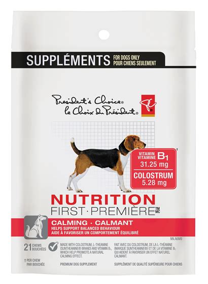 Pc Nutrition First Calming Chews Premium Dog Supplement Pcca