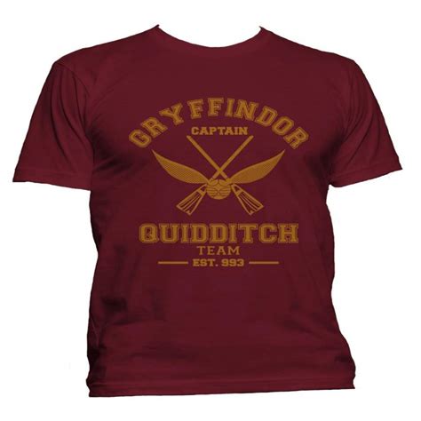 Gryffindor Captain Quidditch Team Men T Shirt Pa Old Readingllc