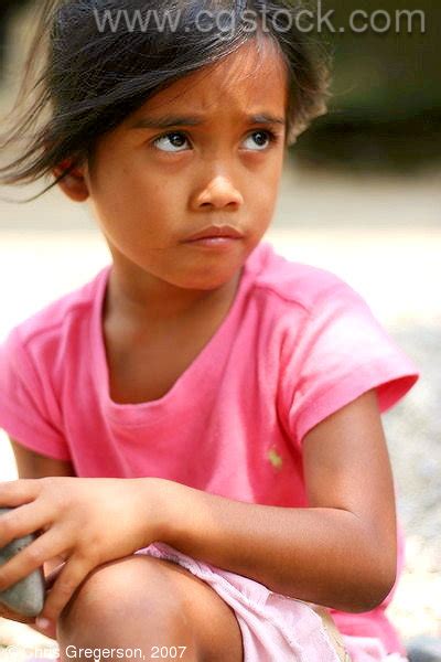 Stock Photo Pre School Girl In The Philippines