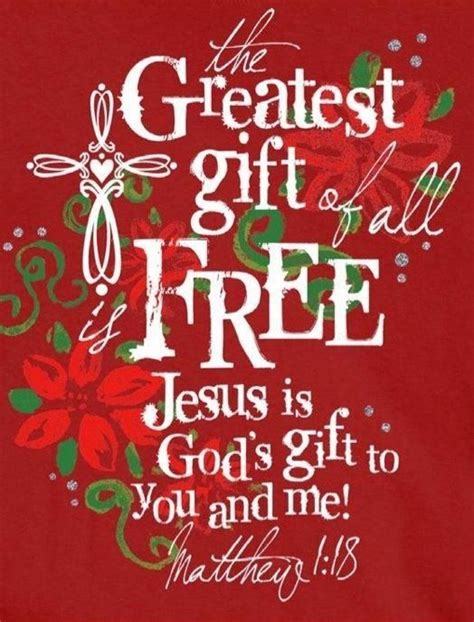The Greatest T Of All Christmas Quotes Christmas Jesus