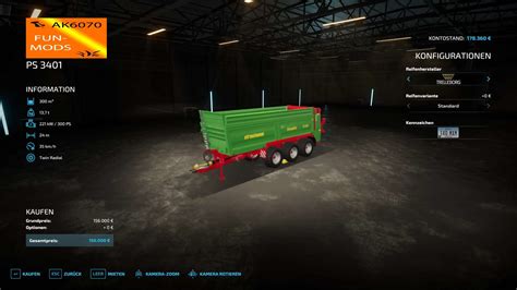 Ls 22 Manure Spreader As A Lime Spreader V1100 Farming Simulator